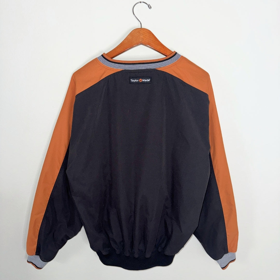 Taylormade Black/Orange Colorblock Windbreaker
