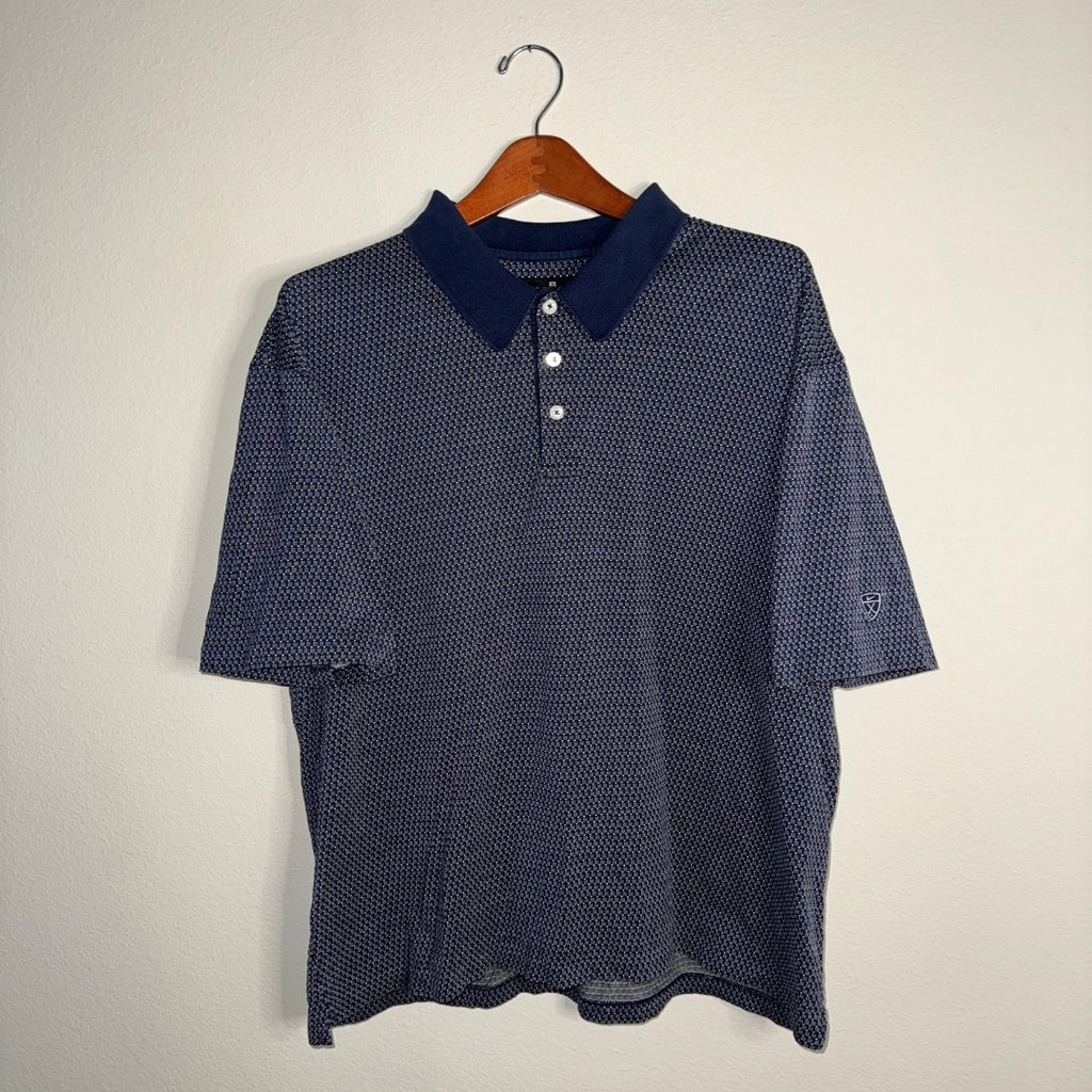Tiger Woods Nike Shield Dotted Pattern Polo