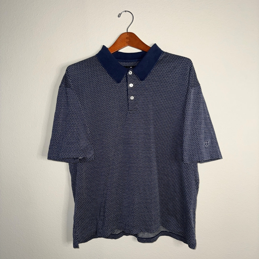 Tiger Woods Nike Shield Dotted Pattern Polo
