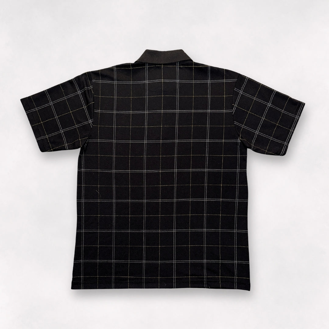 Titleist Subtle Plaid Black Polo